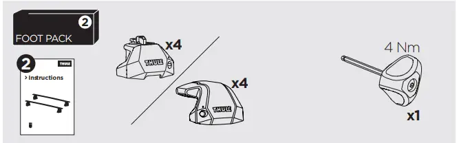 THULE-Kit-187129-Kitsats-Fixpoint-4-Pack-FIG-2
