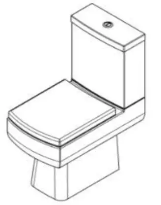better bathrooms Close Coupled Rimless Toilet with Soft Close Seat - Close Coupled Toilet