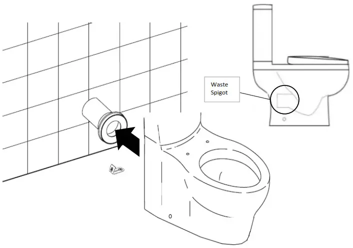 better bathrooms Close Coupled Rimless Toilet with Soft Close Seat - Installation 15