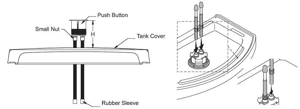 better bathrooms Close Coupled Rimless Toilet with Soft Close Seat - Installation 17