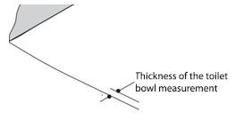 better bathrooms Close Coupled Rimless Toilet with Soft Close Seat - Installation 4