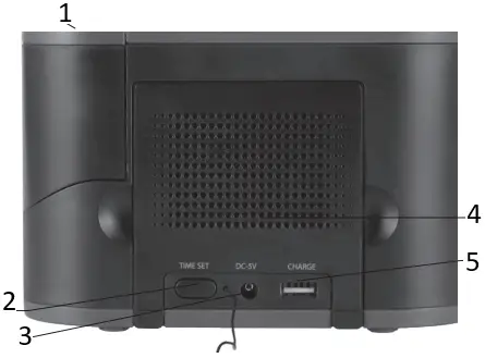 HoMEDiCS SS-5080 SOUNDSPA Recharged Projection Alarm Clock A2