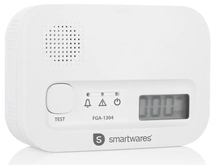Smartwares FGA-1304 Battery Standalone Carbon Monoxide Alarm
