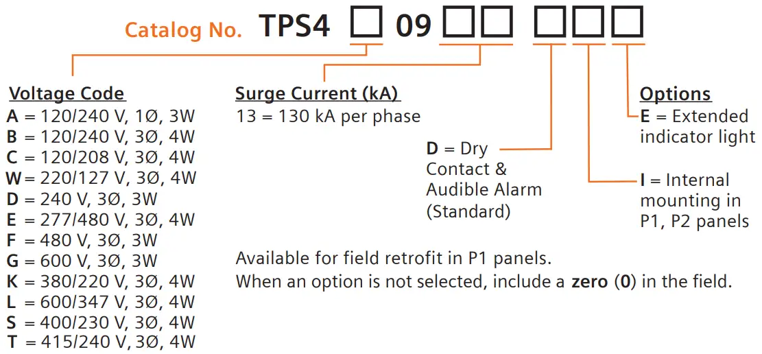 SIEMENS TPS4 03 Surge Protection Devices - Catalog Logic 2