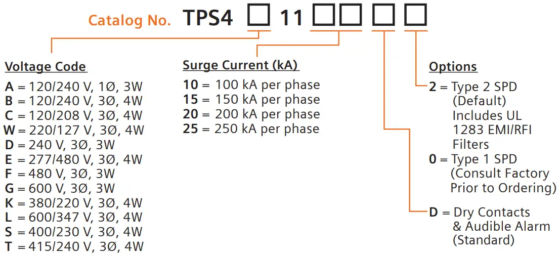 SIEMENS TPS4 03 Surge Protection Devices - Catalog Logic 3