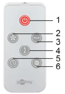 goobay 59515 9 Inch 3D Floor Fan - Fig 3