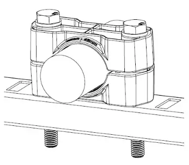 PANDUIT RW318 Aluminum and Plastic 2  Hole Cable Cleat - fig 10
