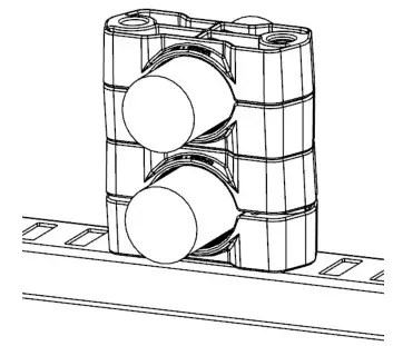 PANDUIT RW318 Aluminum and Plastic 2  Hole Cable Cleat - fig9