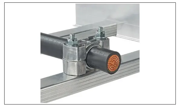 PANDUIT RW318 Aluminum and Plastic 2  Hole Cable Cleat