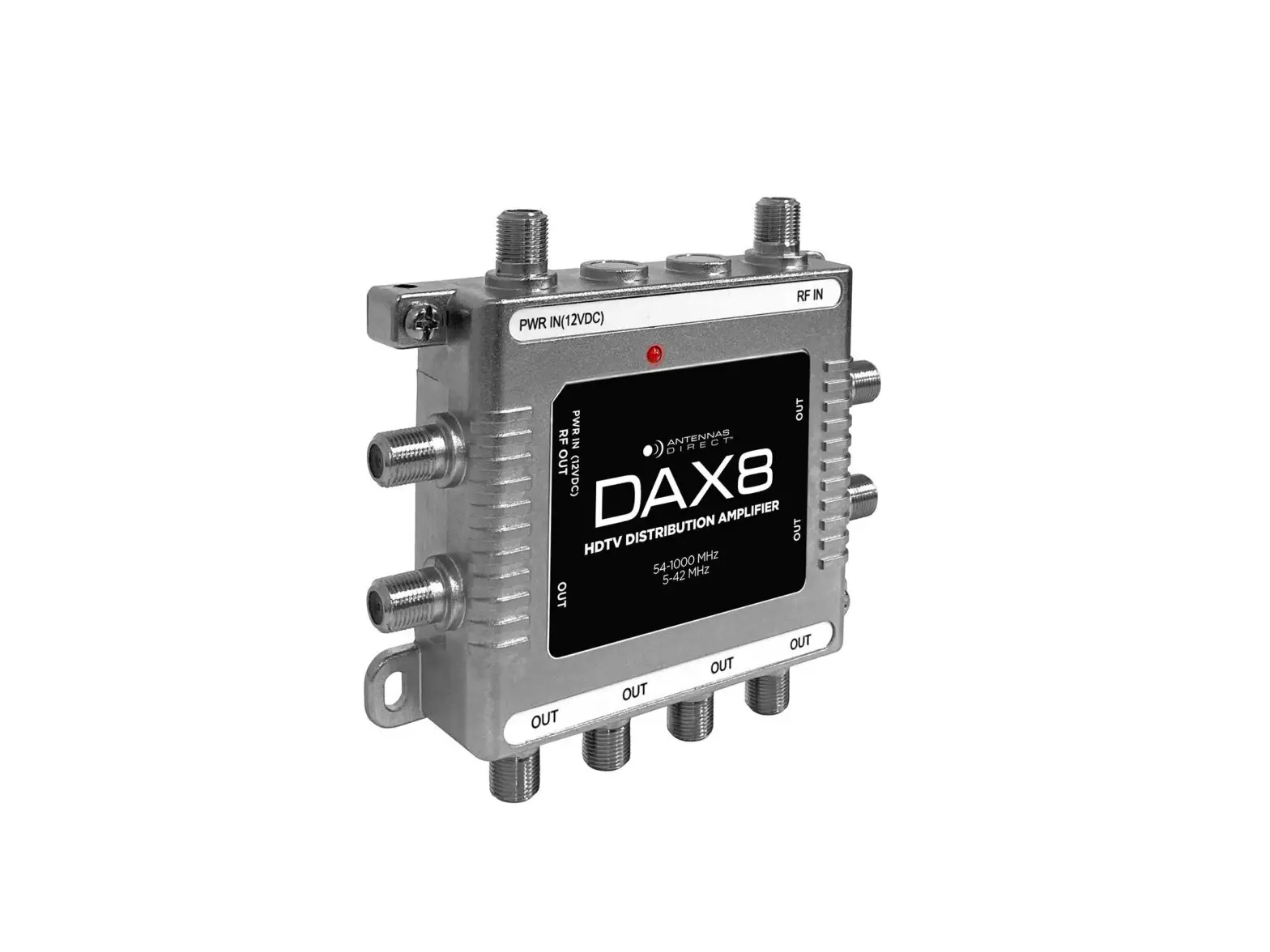 Antennas Direct Dax8 8-output Hdtv Antenna And Catv Distribution Amplifier Instruction Manual