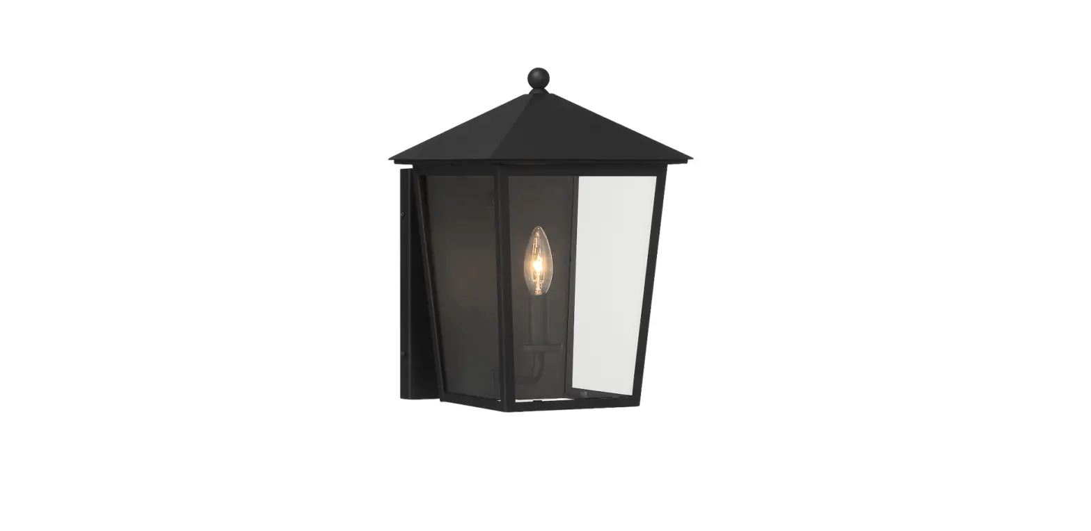 The Great Outdoors 72131-66 Noble Hill 3 Light Black Outdoor Lantern Sconce Instruction Manual