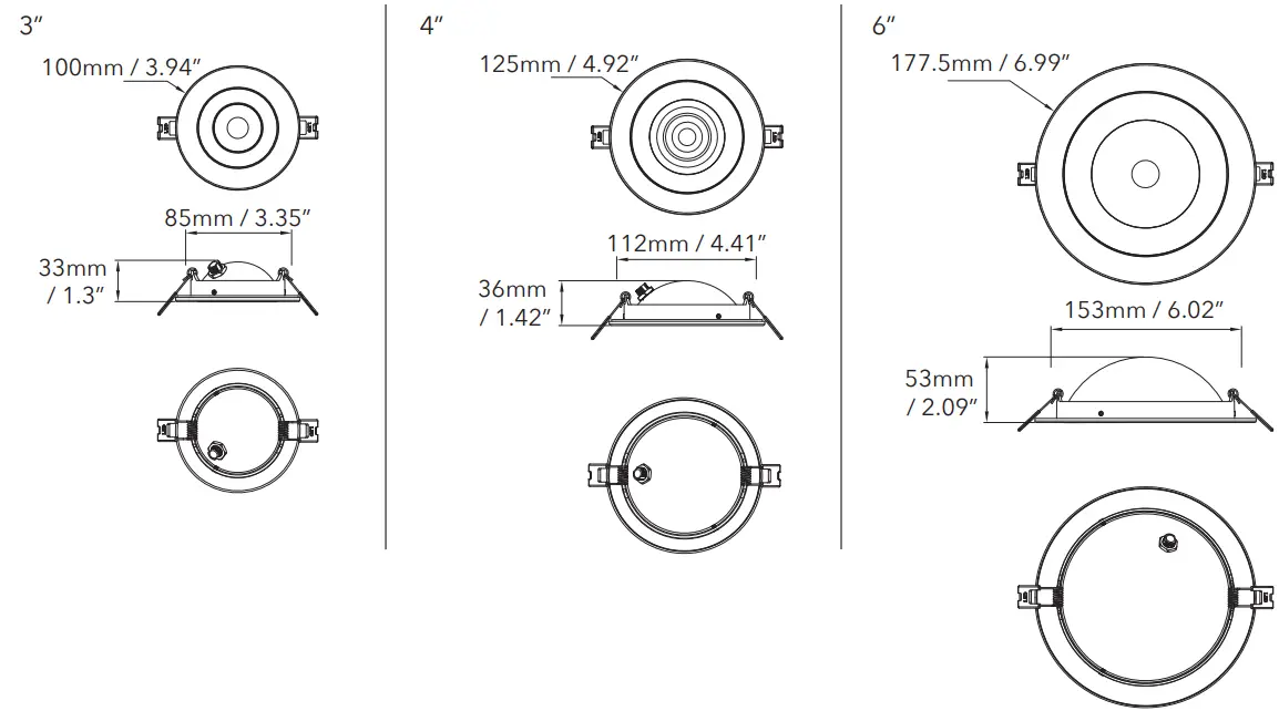 NSL GDL Series 5CCT LED Gimbal Down Light