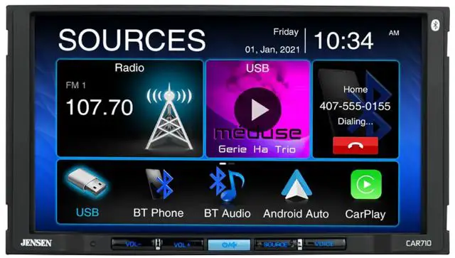 JENSEN-CAR710-Media-Receiver-with-Android-and-CarPlay