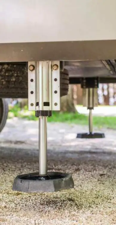 SnapPad Square 6 Permanently Attached RV Leveling Jack Pad 2