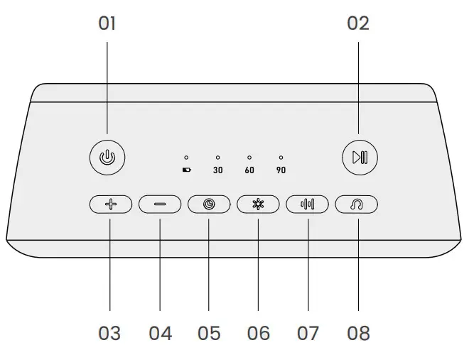 Herupa WN23 Sleep Machine White Noise -