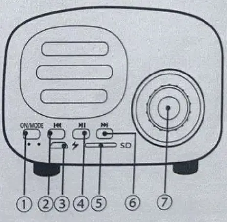 DAISO-SR1323-Bluetooth-Speaker-1