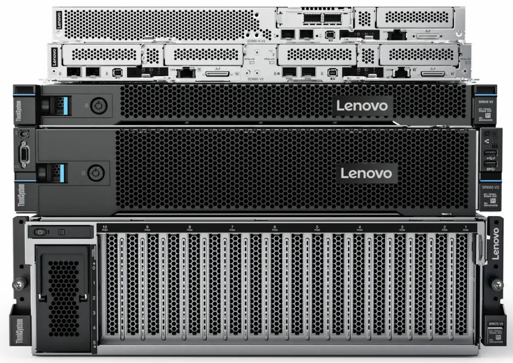 Lenovo SR645 V3 ThinkSystem Servers Servers with 4th Gen AMD EPYC Processors