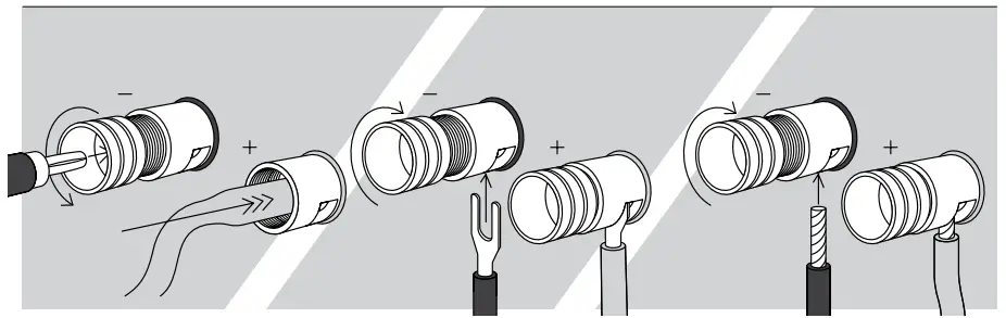 amphion Krypton3 Speakers - Connecting