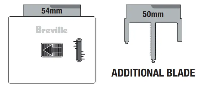Breville BCG600 Dose Control Pro - ADDITIONAL BLADE