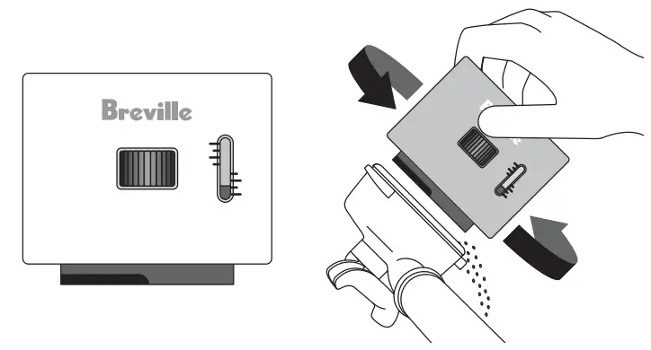 Breville BCG600 Dose Control Pro - Rotate