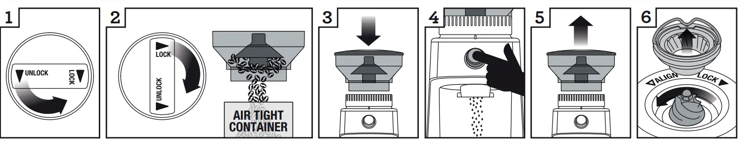 Breville BCG600 Dose Control Pro - grind2