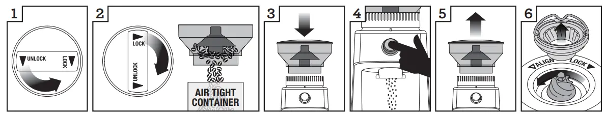 Breville BCG600 Dose Control Pro - grind5