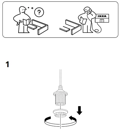 IKEA KAPPELAND Pendant Lamp Shade - Figure1