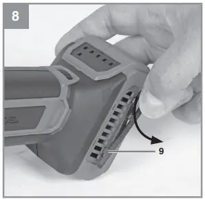 Einhell-TP-AG-18-125-CE-Q-Li-PurePOWER-Cordless-Angle-Grinder-FIG-11