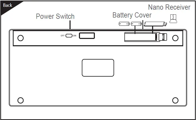 TECKNET- X315 -Wireless -Keyboard - 02