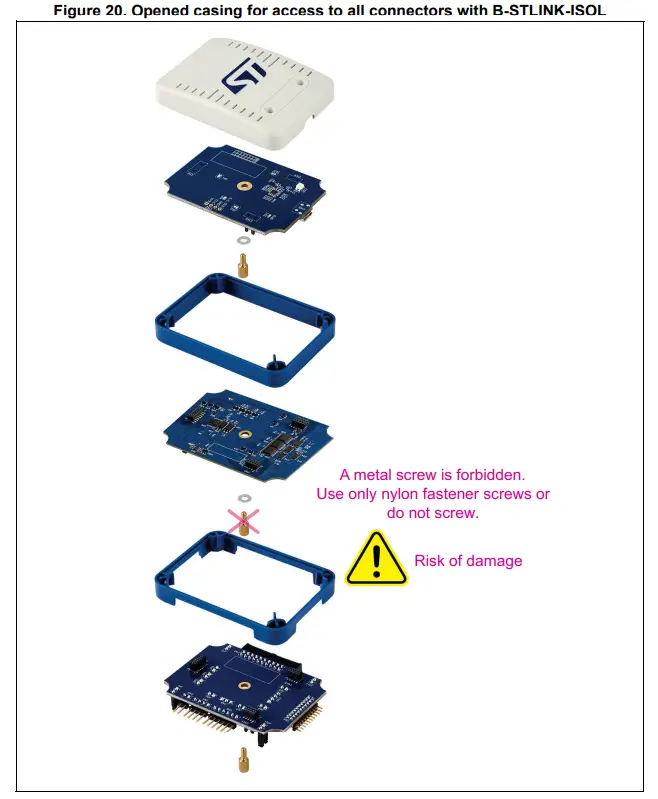 STLINK V3SET Debugger Programmer - Probe top side 15