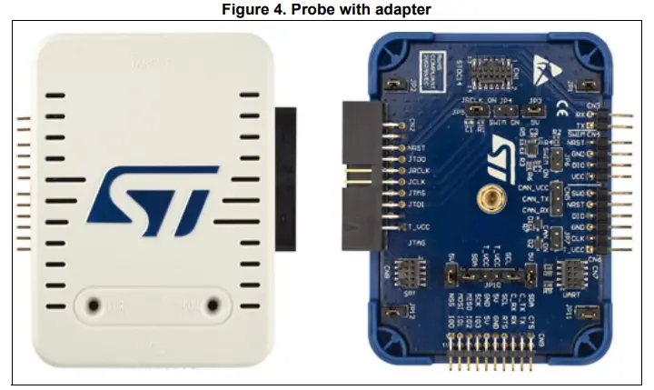 STLINK V3SET Debugger Programmer - Probe top side 2