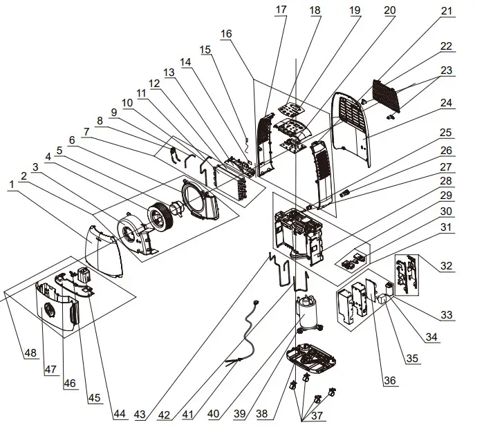 Exploded View and Parts List