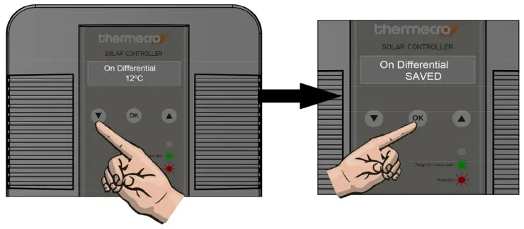 ELECRO ENGINEERING V1 Thermecro Solar Digital Controller - On Differential Temperature