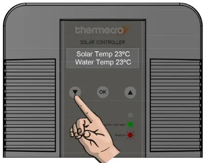 ELECRO ENGINEERING V1 Thermecro Solar Digital Controller - Set Up Modes