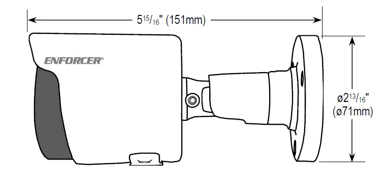 SECO-LARM IP 5MP 2.8mm Bullet Camera with WDR-fig-1