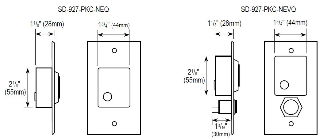 ENFORCER SD-927PKC-NEQ Wave To Open Sensor with Manual Override Button-FIG-7