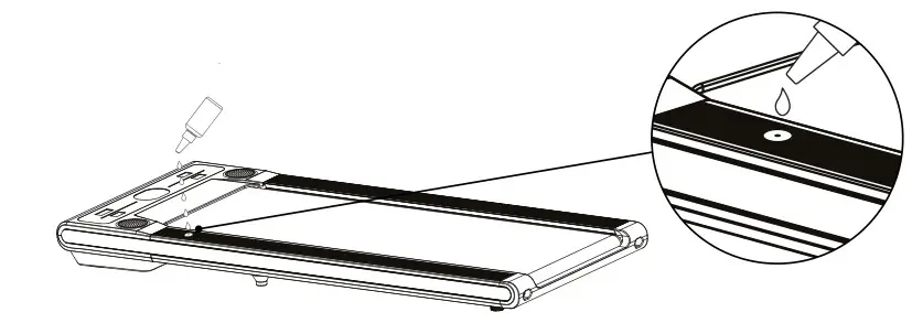 SPORTSTECH sTread Fold 2 in 1 Folding Treadmill - Re-filling silicone oil