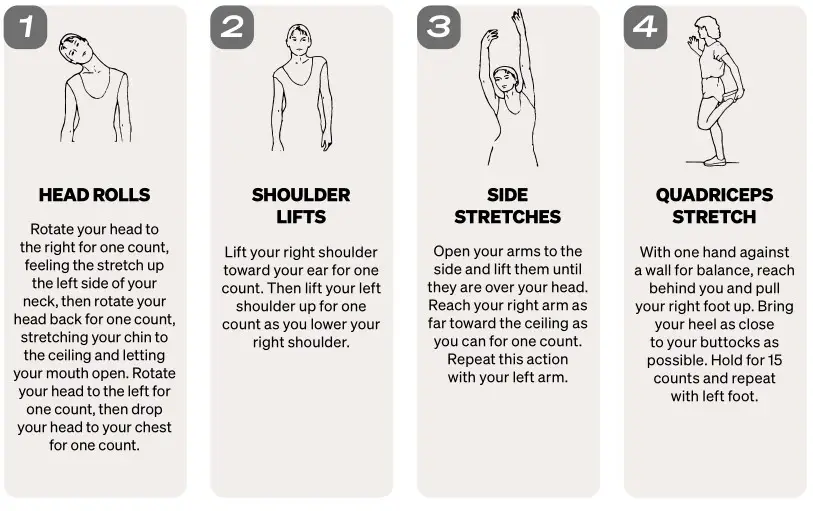 SPORTSTECH sTread Fold 2 in 1 Folding Treadmill - STRETCHING FOR WARMING UP AND COOLING DOWN 1
