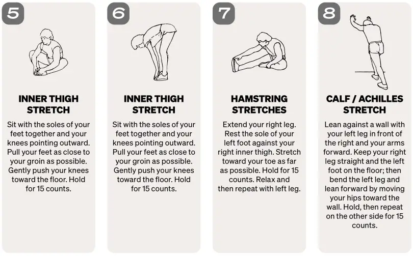 SPORTSTECH sTread Fold 2 in 1 Folding Treadmill - STRETCHING FOR WARMING UP AND COOLING DOWN 2