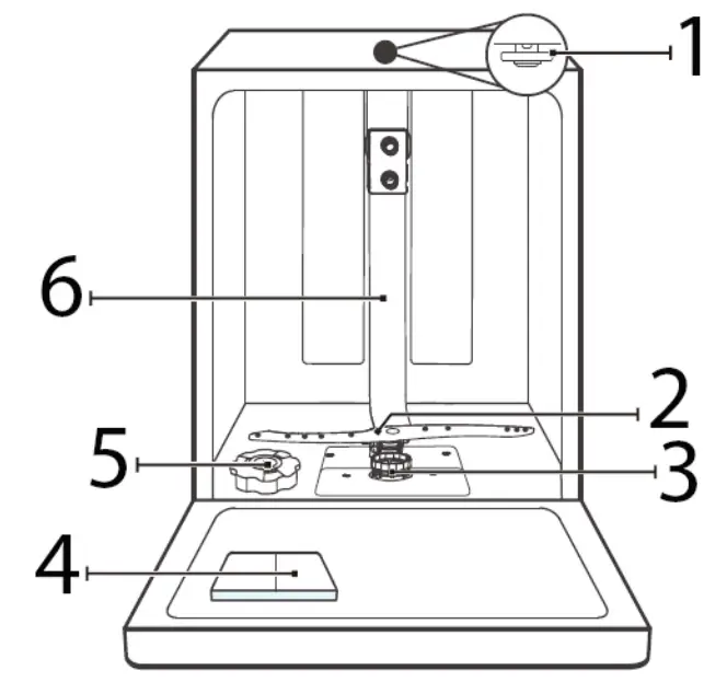 BOMANN GSP 7409 Household Dishwasher - Appliance overview