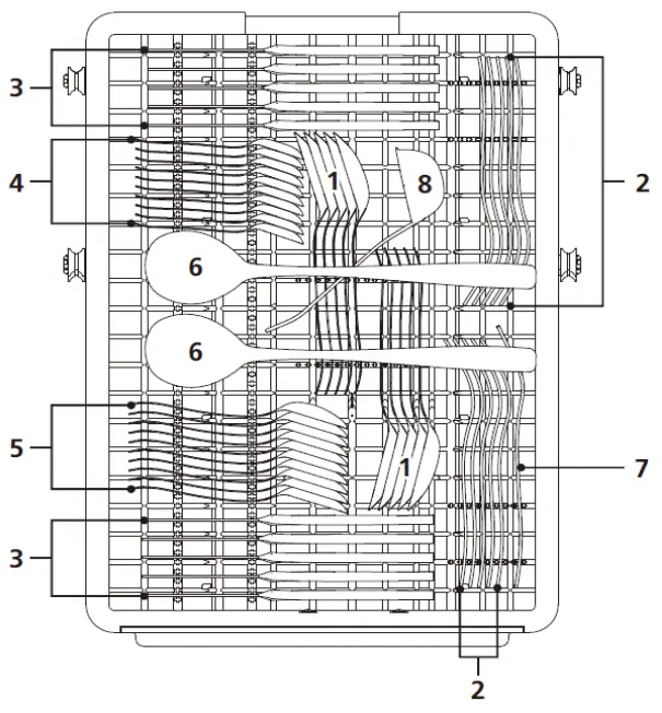 BOMANN GSP 7409 Household Dishwasher - Cutlery drawer 1