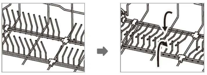 BOMANN GSP 7409 Household Dishwasher - Rack shelves