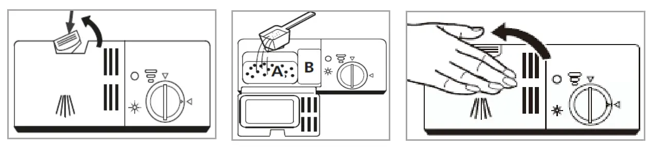 BOMANN GSP 7409 Household Dishwasher - nozzles