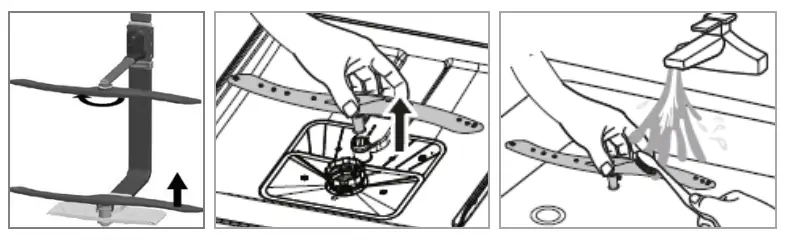 BOMANN GSP 7409 Household Dishwasher - nozzles