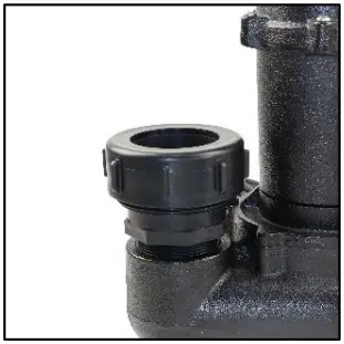 K2 PUMPS AQC150K Fits Most Sump and Effluent Pumps - outlet and tighten