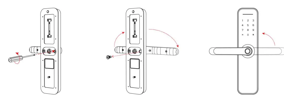 GOODUM H5-YW Smart Lock - Fig1