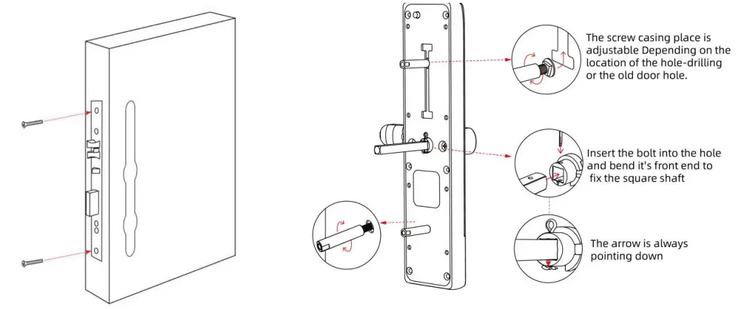 GOODUM H5-YW Smart Lock - Fig4