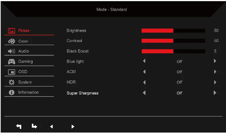 acer XZ273U LCD Monitor 18