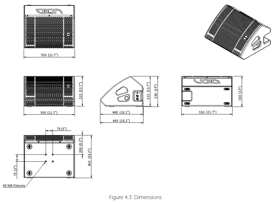 VOID-ArcM-12-12-Inch-2-Way-Coaxial-Stage-Monitor-Loudspeaker-FIG-2