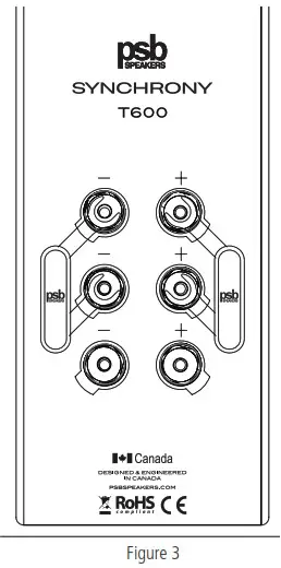 psb SPEAKERS Synchrony T600 Loudspeaker - Speaker Terminal Jumper Bars 2